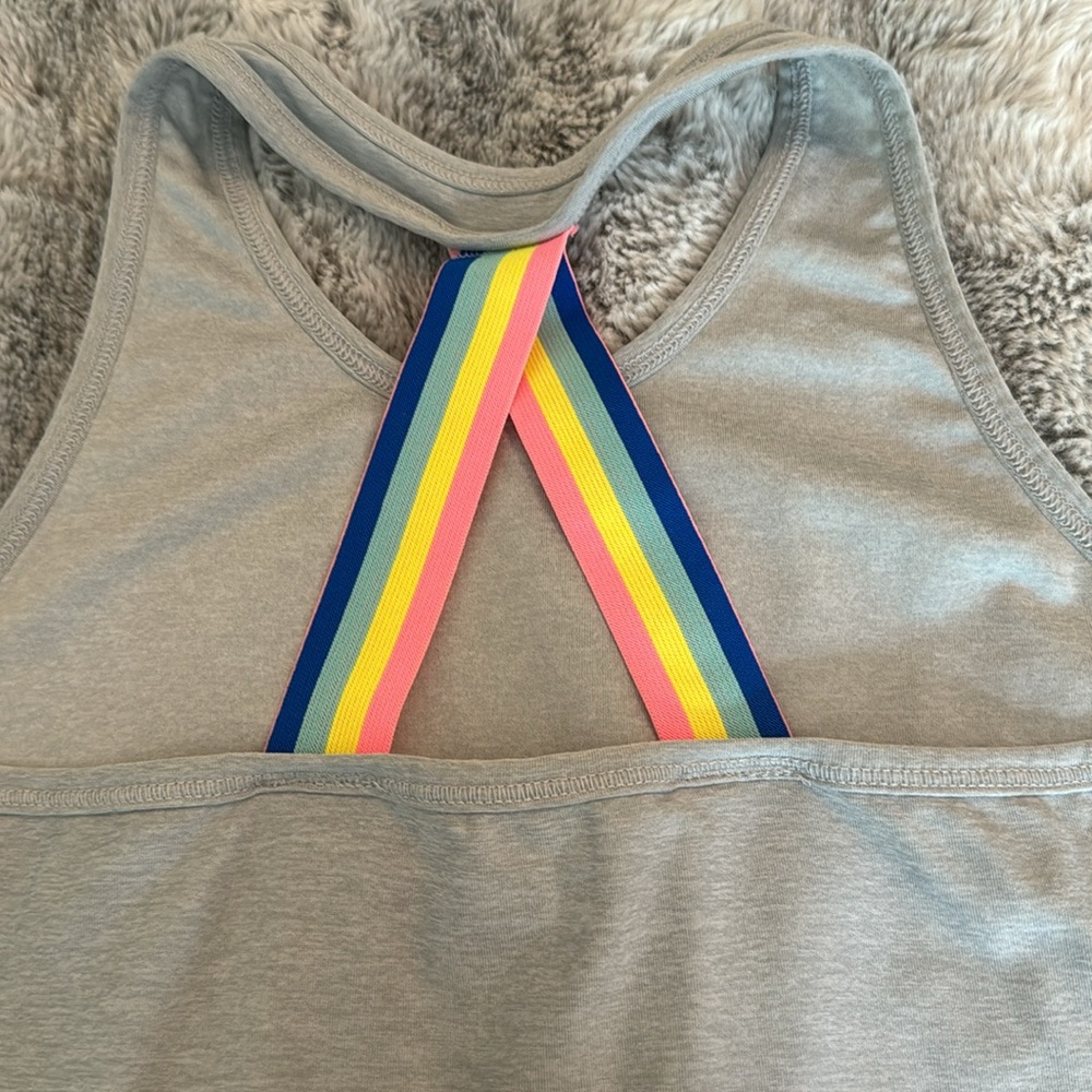 DSG Girls Bike Shorts & Matching Tank Top - Small (8/9) - Picture 4 of 6